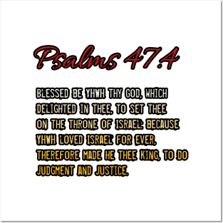 Psalms 47:4 Posters and Art